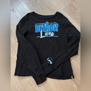 Detroit Lions girl’s long sleeve tshirt size 10/12